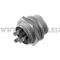 Разъем панельный 3-pin PIN0311 Разъем панельный 3-pin PIN0311